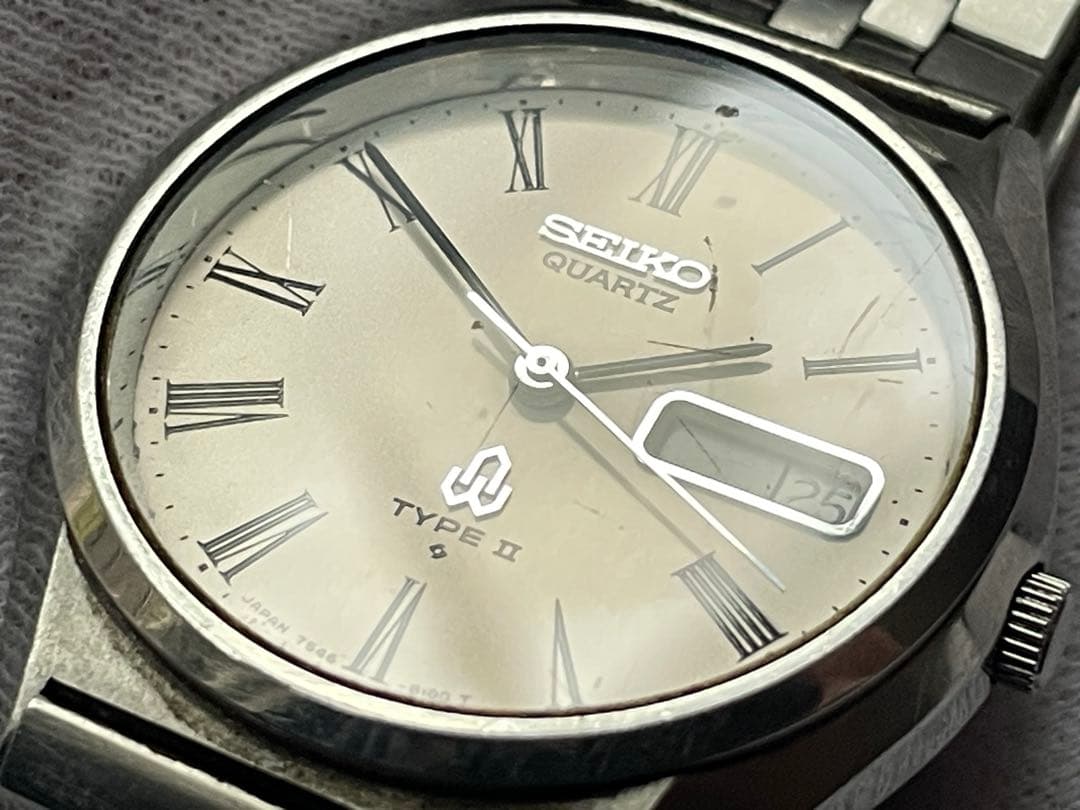 SEIKO TYPE II 7546-8000 1978 SUWA クォーツ