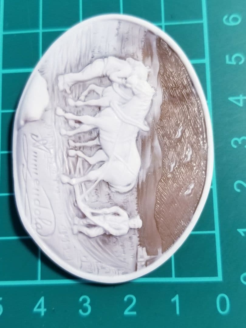 KS-785 【ジョバンニ・アメンドーラ作】天然シェルカメオルース