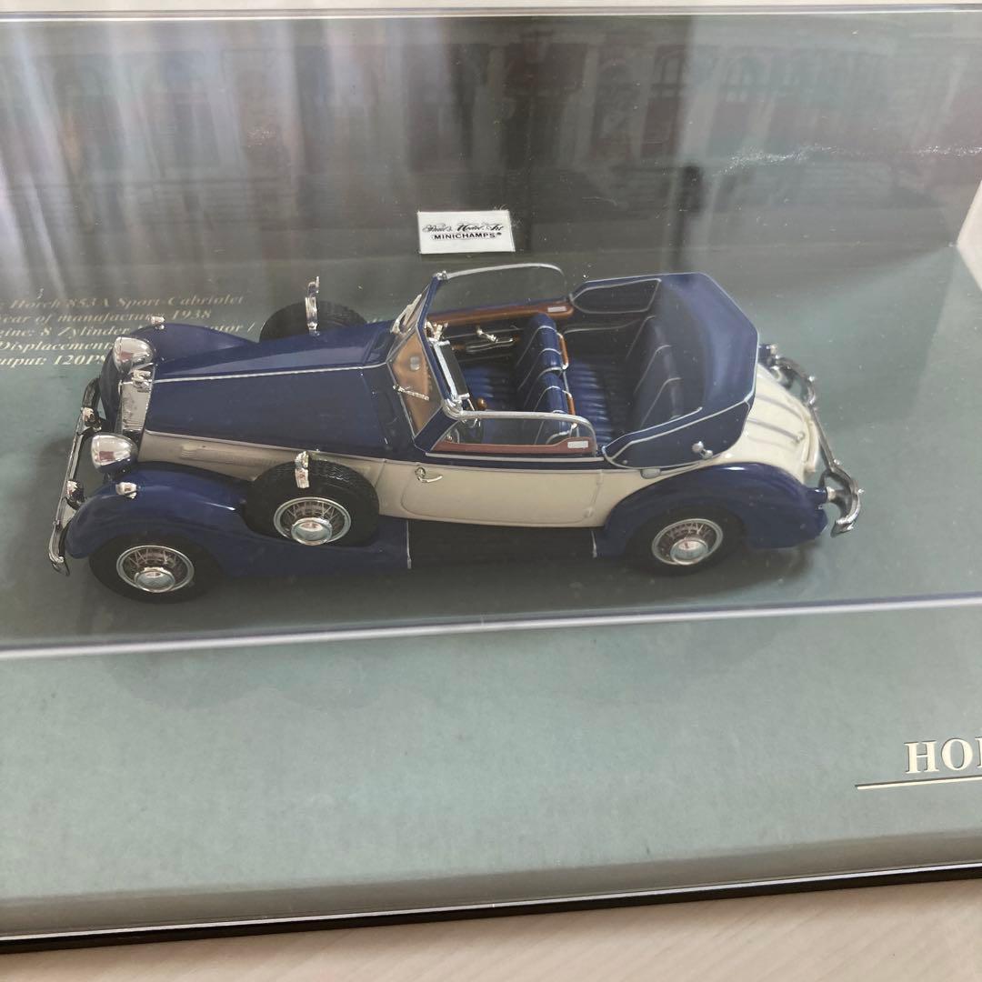Horch 853A カブリオレ 1938 1/43 ブルー - メルカリ