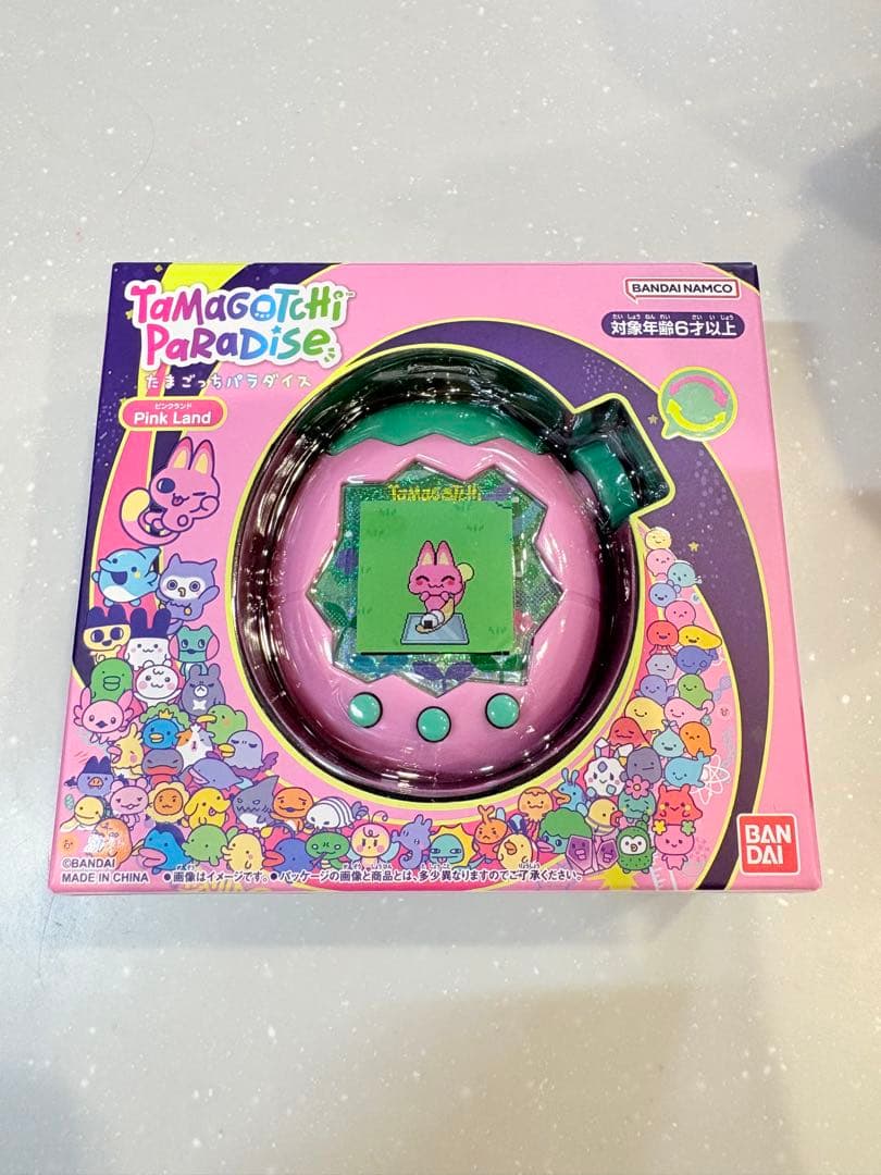 たまごっちパラダイス ピンクランド 保護フィルム貼り付け済み