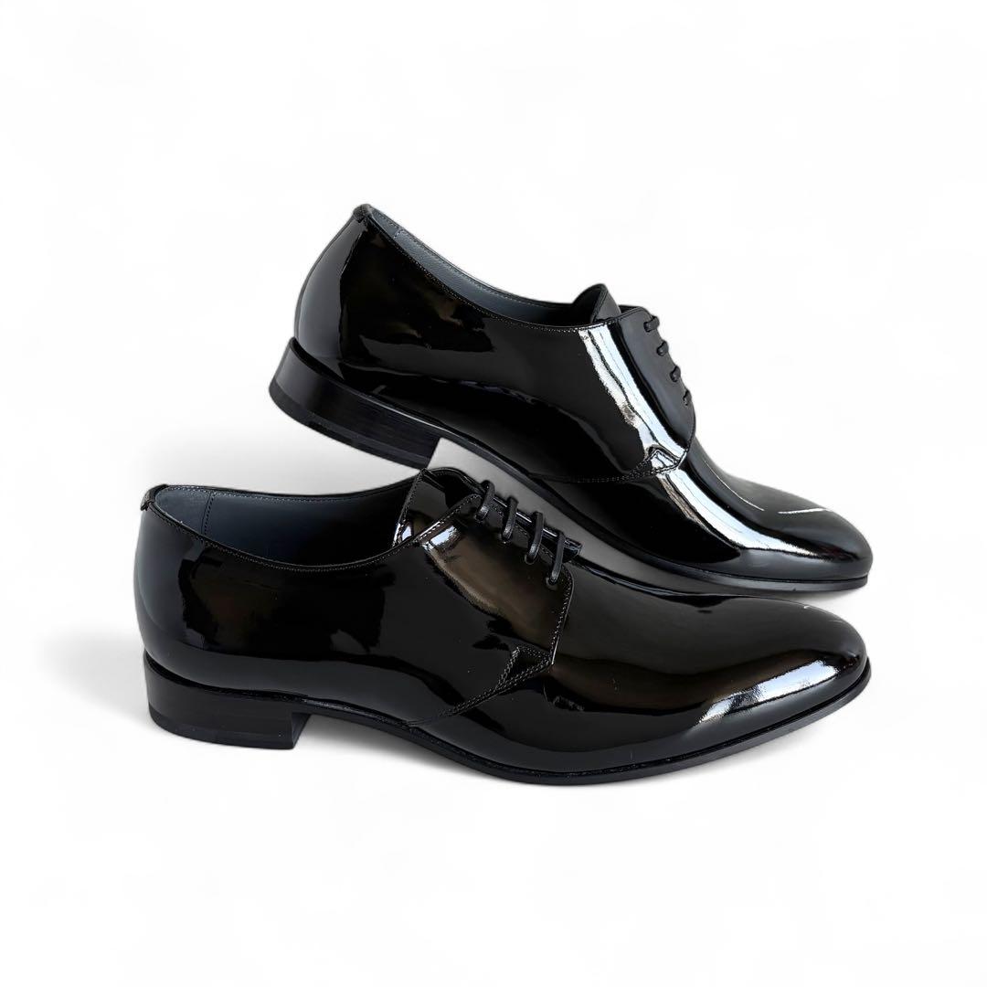 未使用 DIOR エナメルドレスシューズ 39.5 ブラック