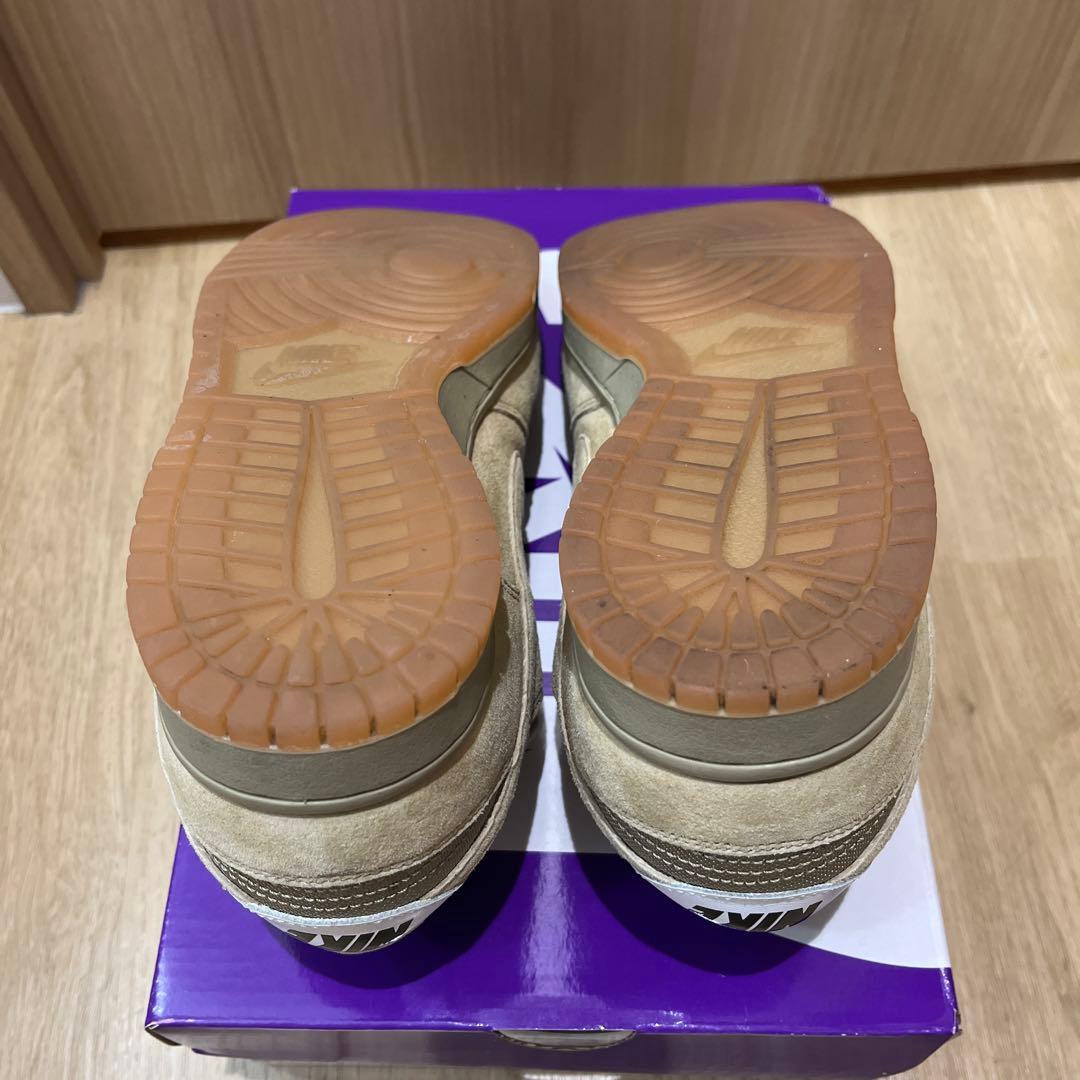 Nike SB DUNK LOW PRO Bベージュ スエード 27.5cm