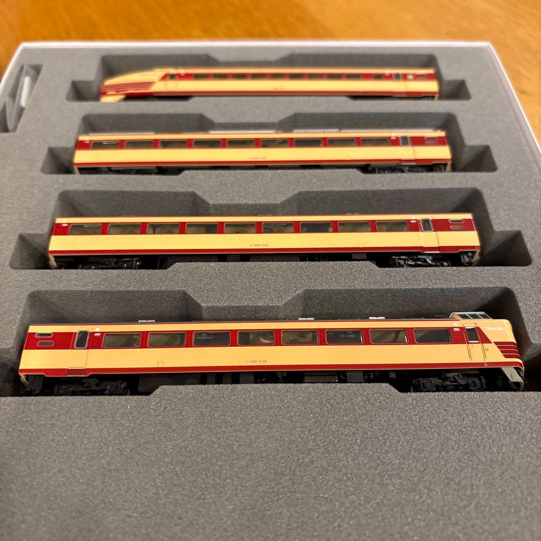 【新同】KATO 10-1480 485系 特急みどり4両セット④付属品未開封