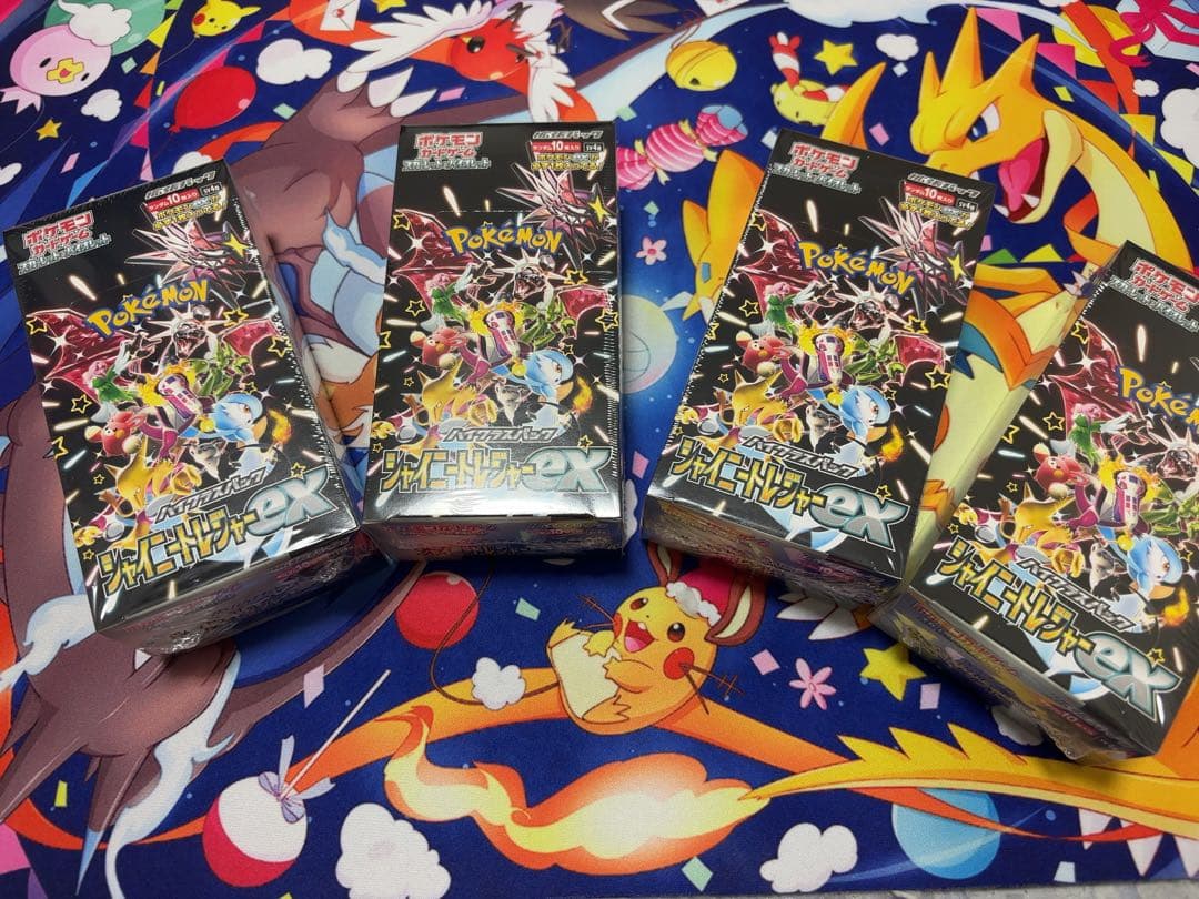 ポケモンカード　シャイニートレジャーex 　4BOX