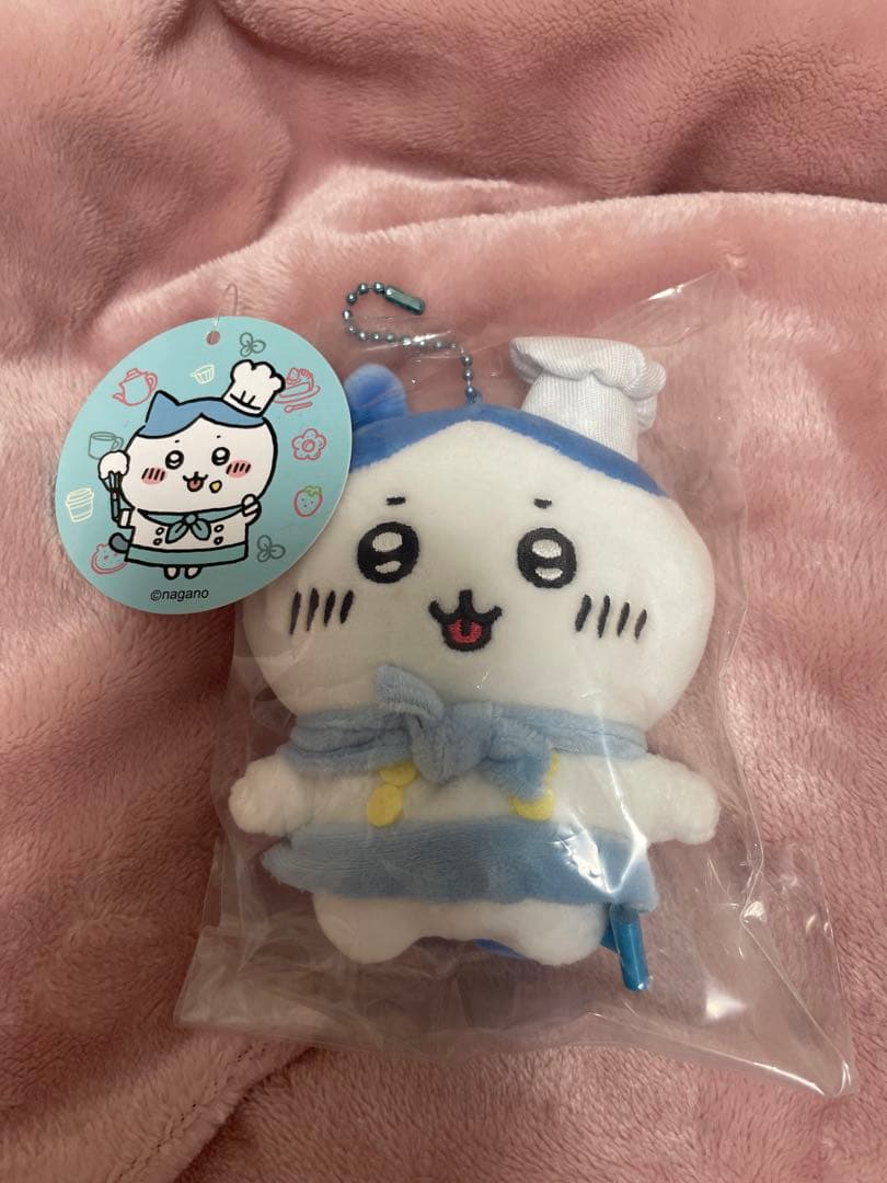 カフェのコックさん【ハチワレ】＆サンリオコラボマスコット【ハチワレ