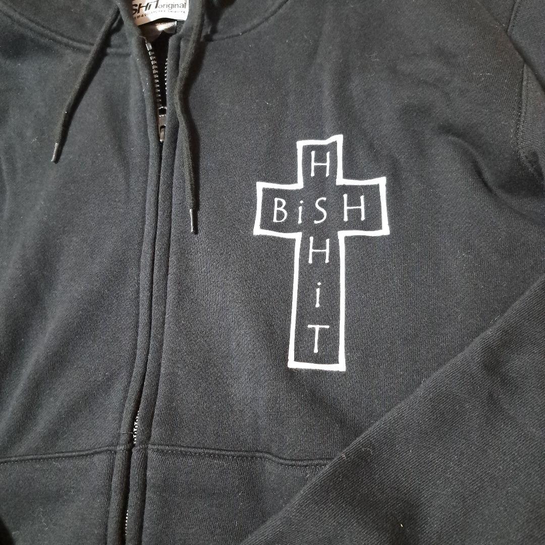 BISH ピクセルパーカー Lサイズ【美品】 - メルカリ