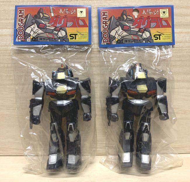 ビンテージソフビ 太陽の牙 ダグラム 2体セット ビンテージソフビ 太陽