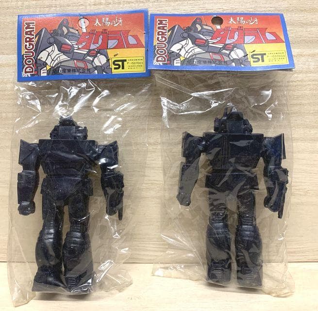 ビンテージソフビ 太陽の牙 ダグラム 2体セット ビンテージソフビ 太陽