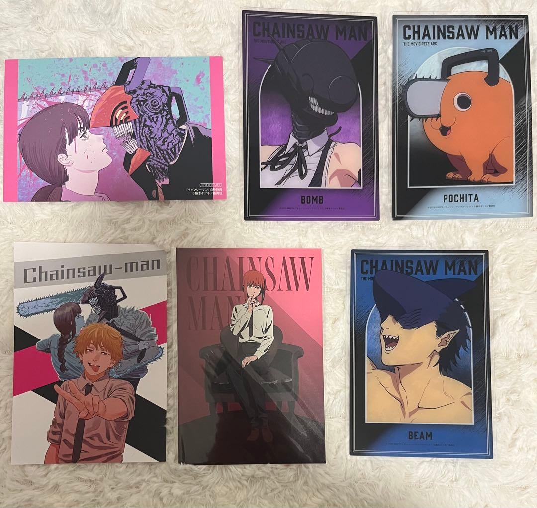 チェンソーマン レゼ編 グッズまとめ売り 缶バッジ アクスタ ポストカード 多数