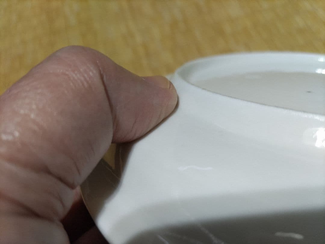 柿右衛門白磁 皿（17.6㎝）陰刻・銀杏 九谷白磁・古伊万里