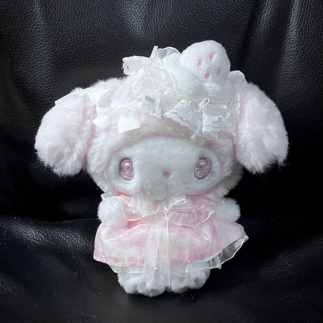 マイメロ 白いちごのティータイム マスコット ブローチ お顔厳選 2024