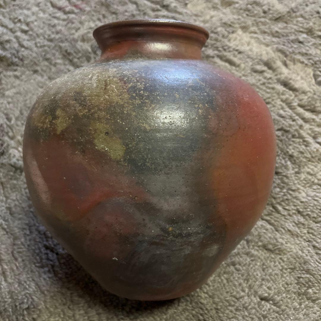 丹波焼 花瓶 丹波焼 一輪挿し 花瓶 鎬象嵌（しのぎぞうがん） | 丹波焼