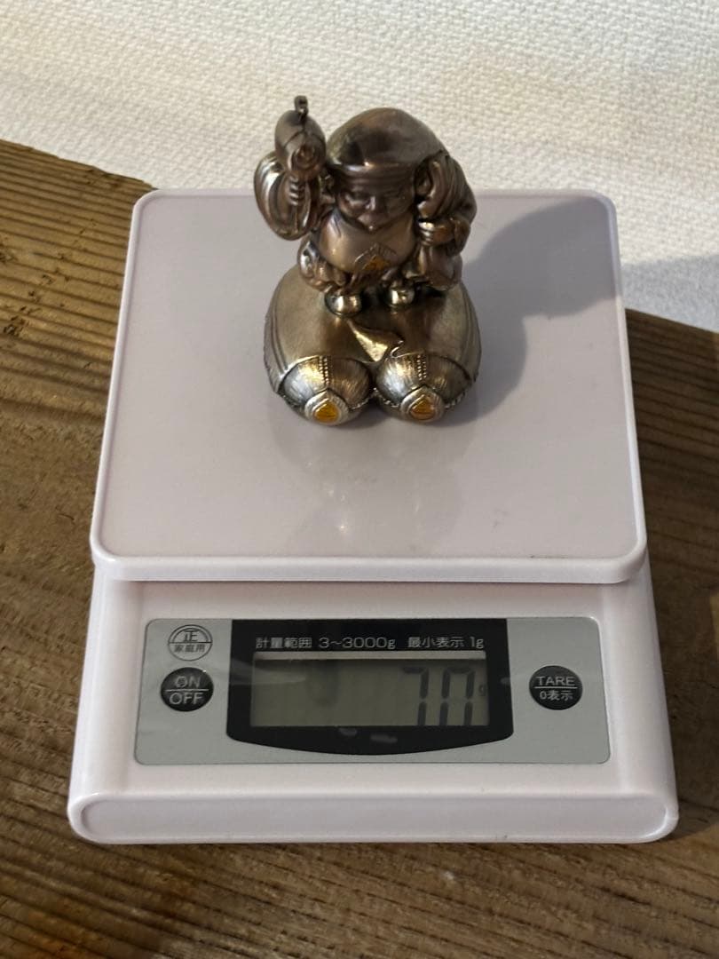 純銀　恵比寿大黒　大黒様