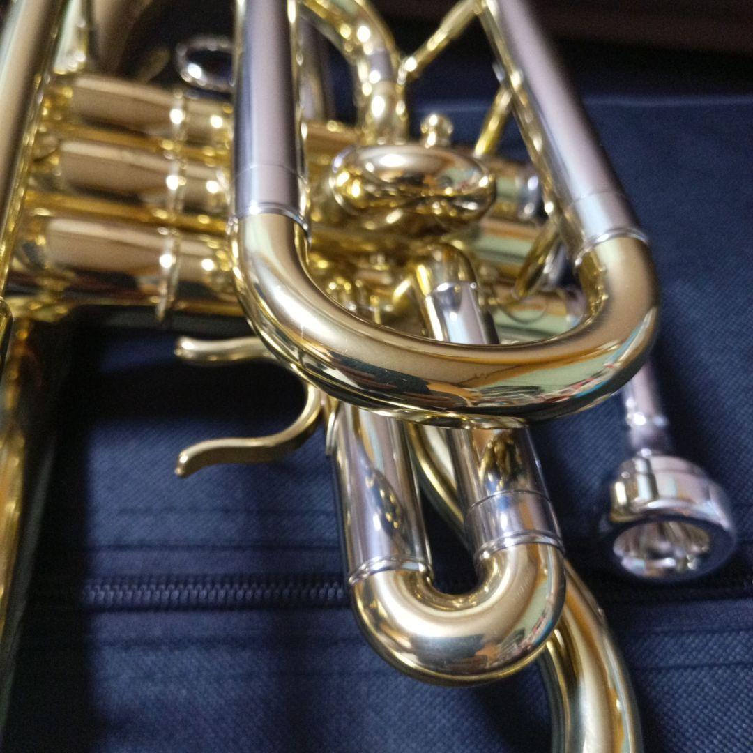 コルネット 本体 マウスピース ケース付き メーカー無し ブランド不明