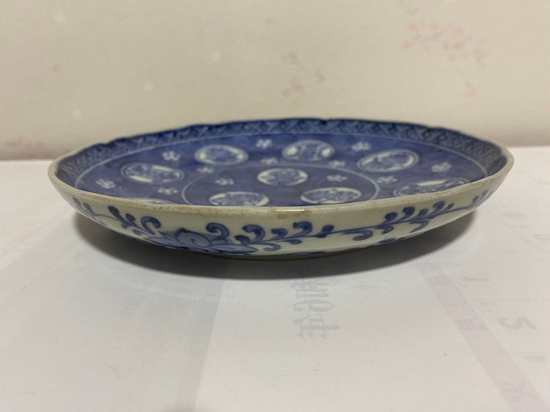 ⭐️中国陶磁 清時代 染付 壽字 吉祥文様 古玩 古美術品 珍物 骨董品