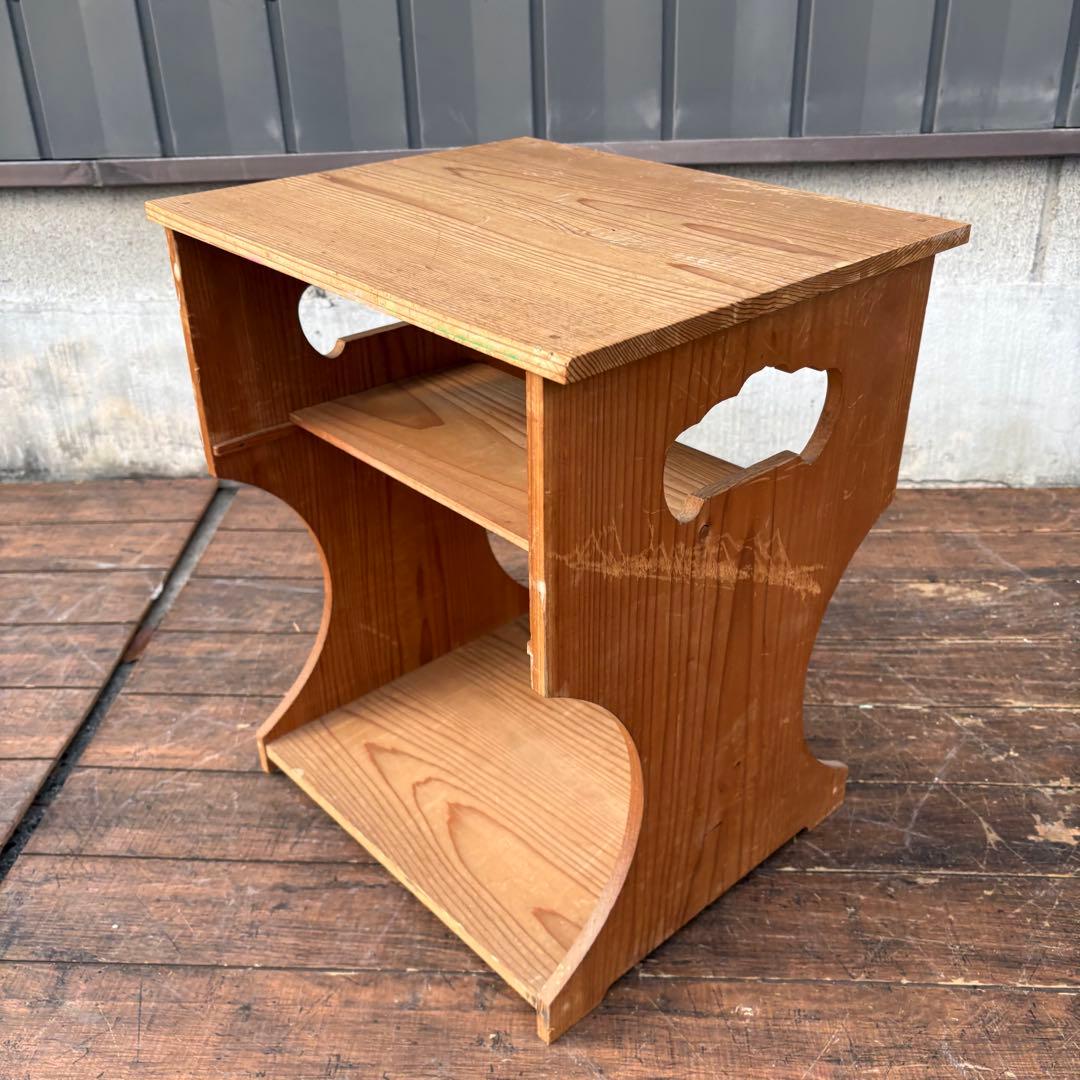 C1昭和レトロ 茶道具 玄々斎好 杉棚 風炉先棚 置き棚 茶棚 茶室道具