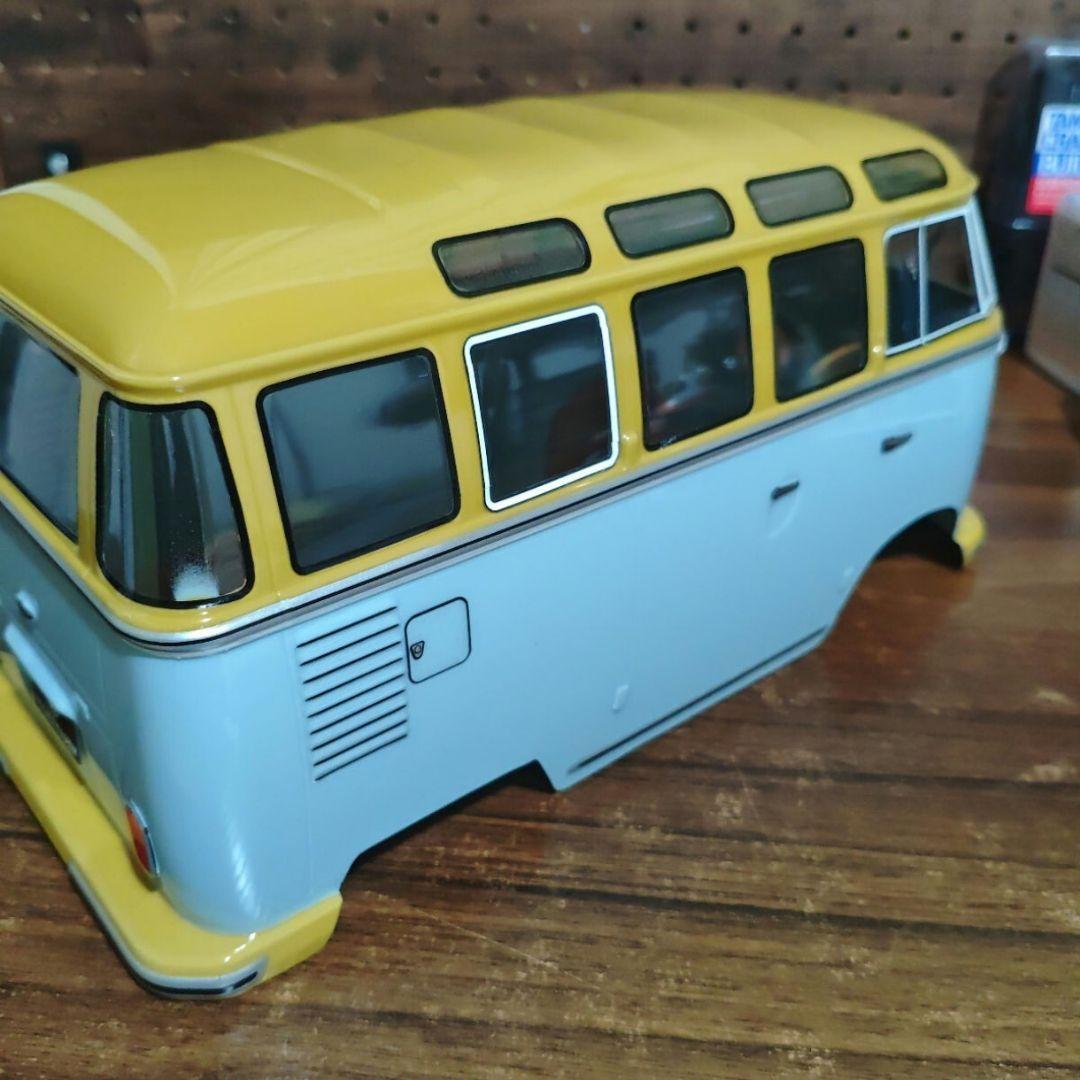 タミヤ　ワーゲンバス　ボディ　ウイリー