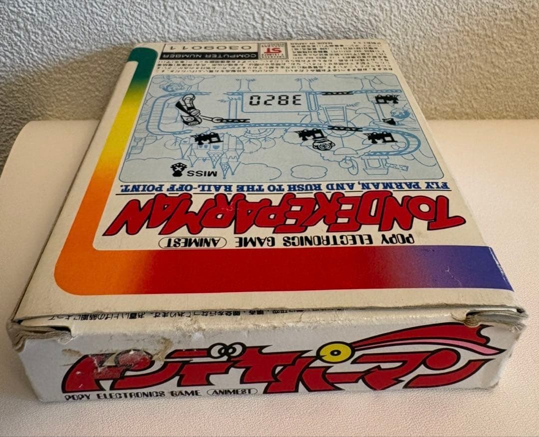 【動作確認済・箱説付】とんでけ！パーマン 電子ゲーム バンダイ 1983年 昭和