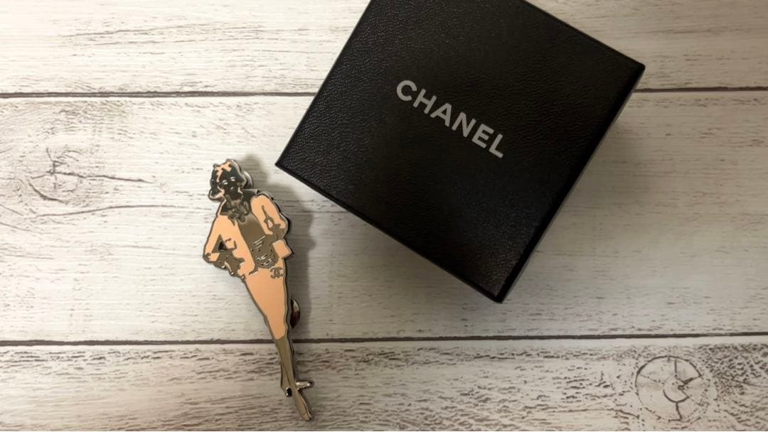 正規品 CHANEL 03P COCO ココマーク マドモアゼル ブローチ