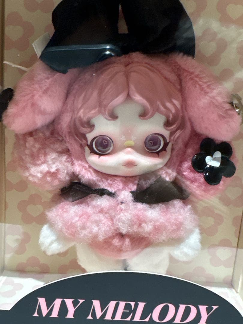 マイメロディー　クロミ　スカルパンダぬいぐるみペンダント