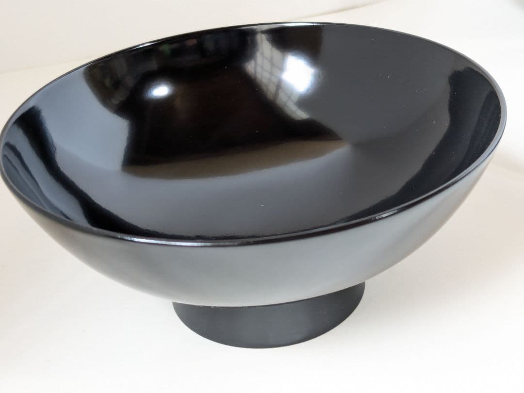 【未使用】本漆仕上げ　時代椀　会津塗　黒　芙蓉　吸物椀　三越　伝統漆器　5客