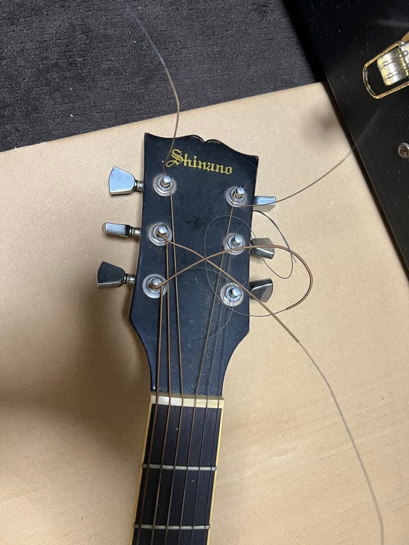 Shinano アコースティックギター ブラウン