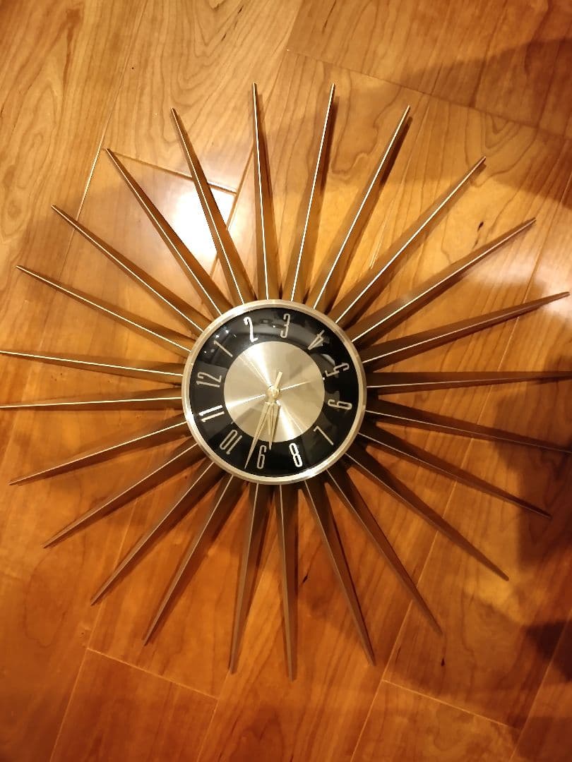 エミッツタイム サンバーストウォールクロック