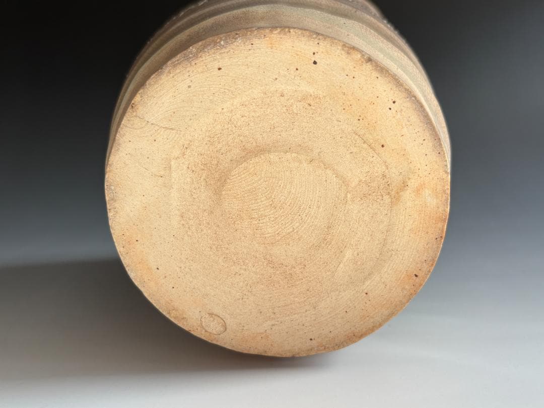 10代坂高麗左衛門 萩焼 縄暖簾 水指 茶道具 床を傷から