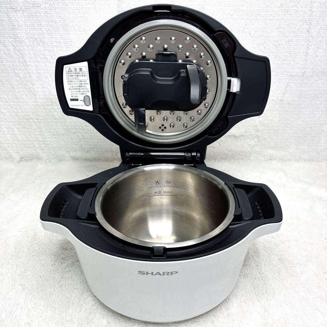SHARP HEALSIO ヘルシオ ホットクックKN-HW16E-W 付属品有