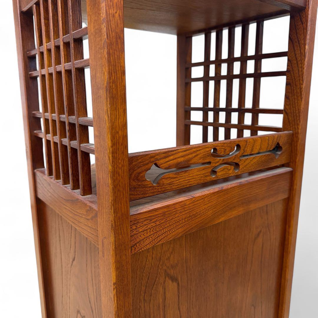 karimoku カリモク 電話台 FAX台 サイドテーブル 花台 チェスト