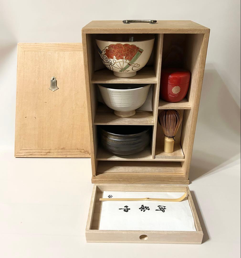 茶道具セット 短冊箱 旅箪笥
