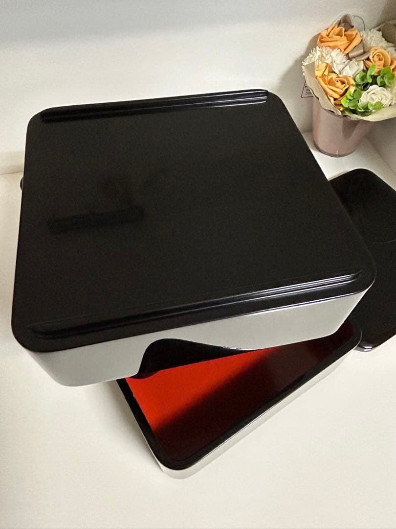 輪島塗　天然木製 三段重箱