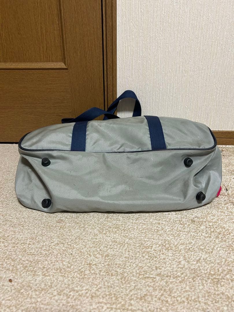 ワッぺ 旧ワッぺ スクバ グレー 中古品 キーホルダー付き♡ ワールド