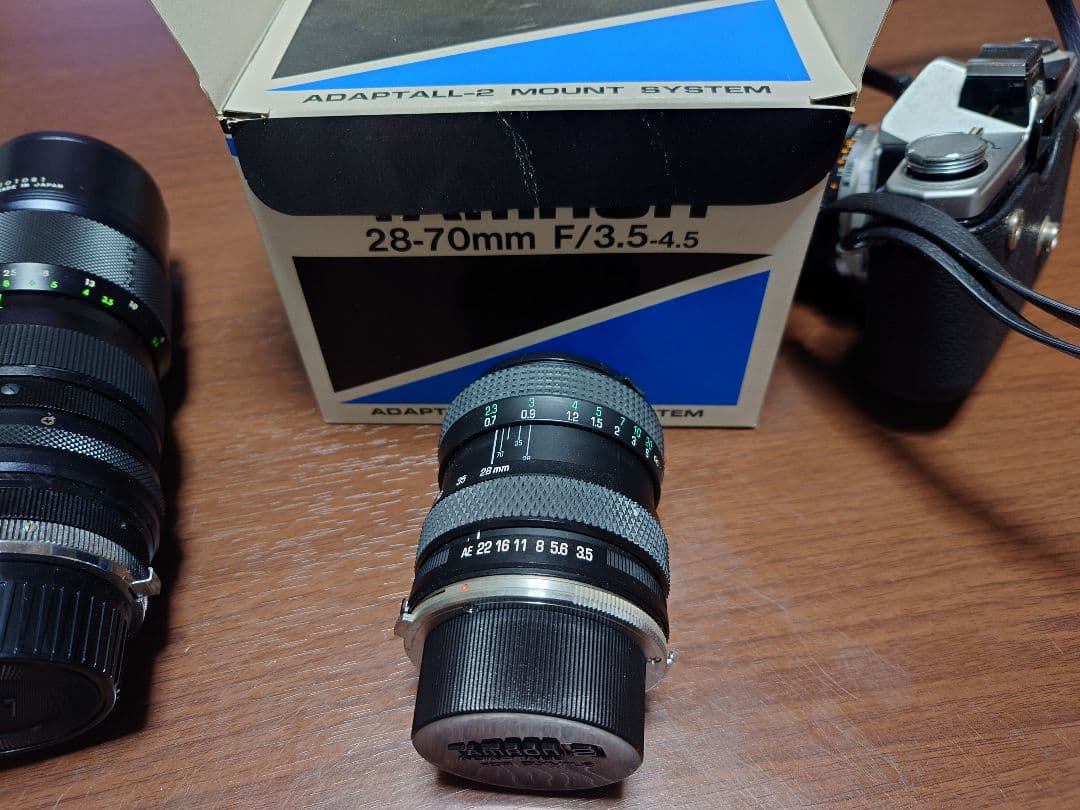 オリンパス OM-1 シグマ 80-200 タムロン 28-70 レンズ3本
