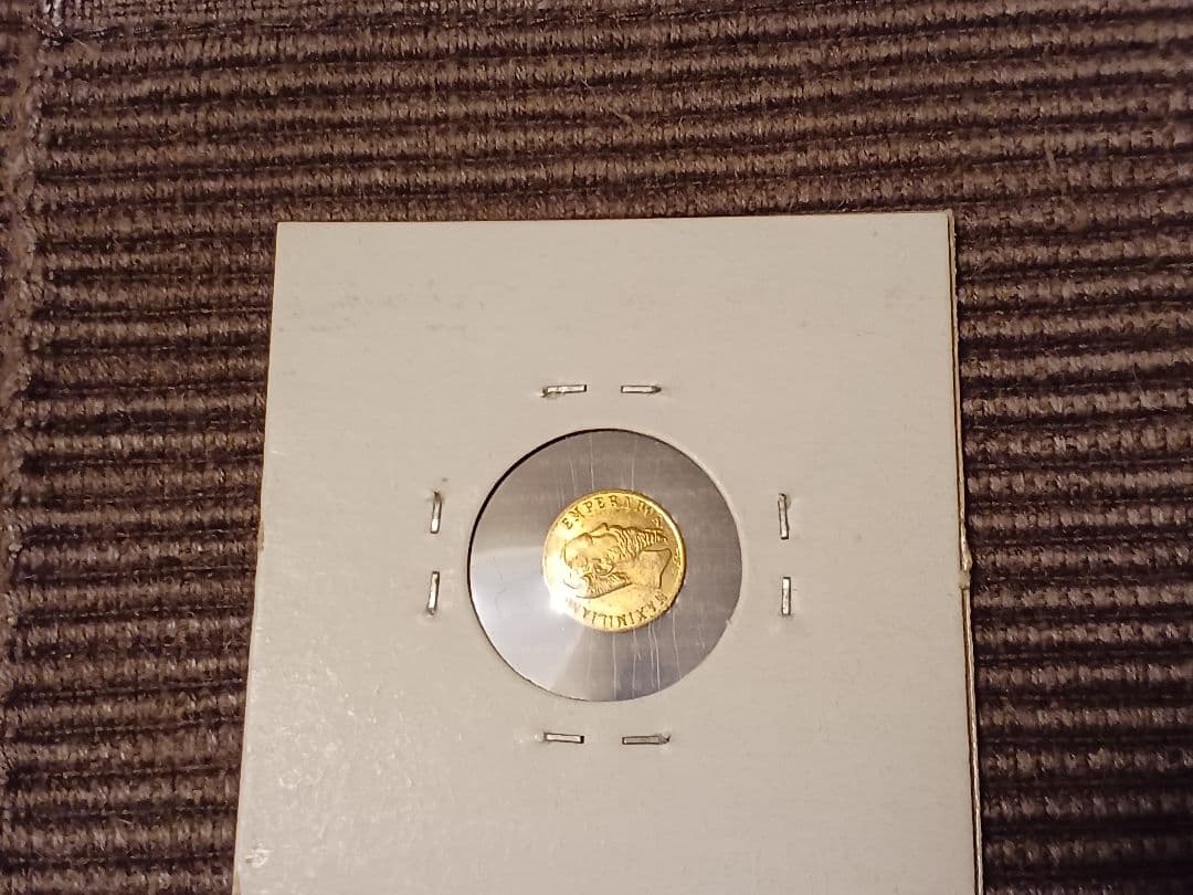 メキシコ 金貨 1ペソ 未使用 本物