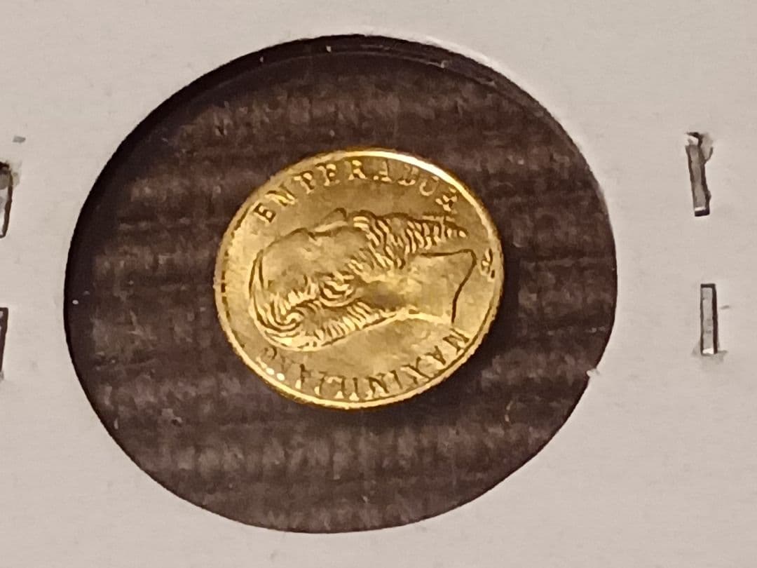 メキシコ 金貨 1ペソ 未使用 本物