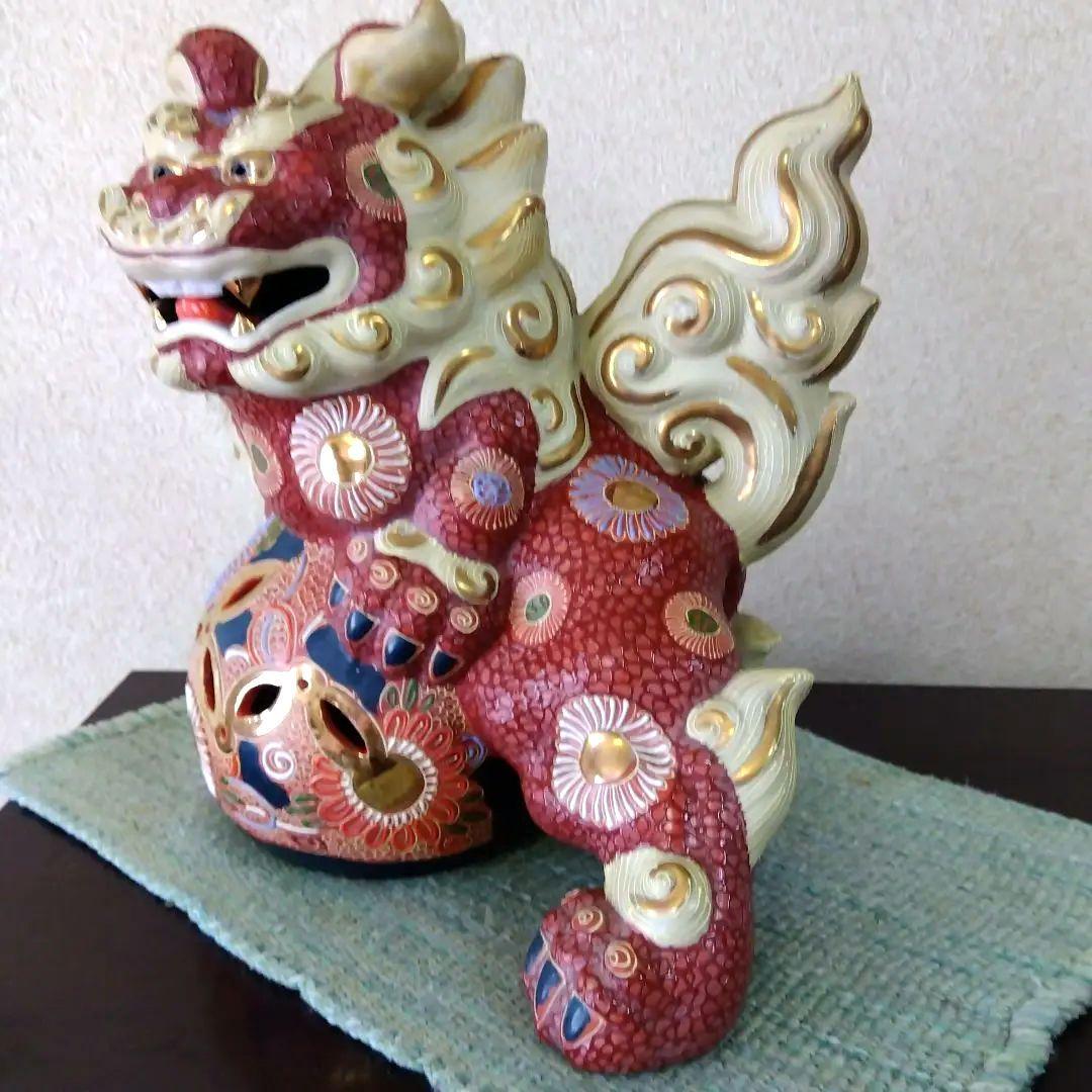 2025年最新】九谷焼 唐獅子の人気アイテム - メルカリ 陶器製獅子の