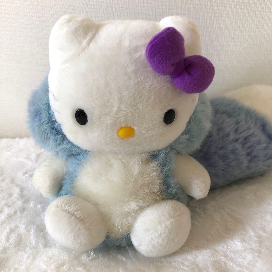 ご当地　キティちゃん　北海道限定　キタキツネシッポ　ラベンダー　ぬいぐるみ