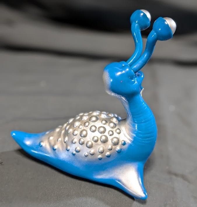 ナメゴン「ウルトラＱ」登場怪獣（ブルマァク復刻）ソフビフィギュア