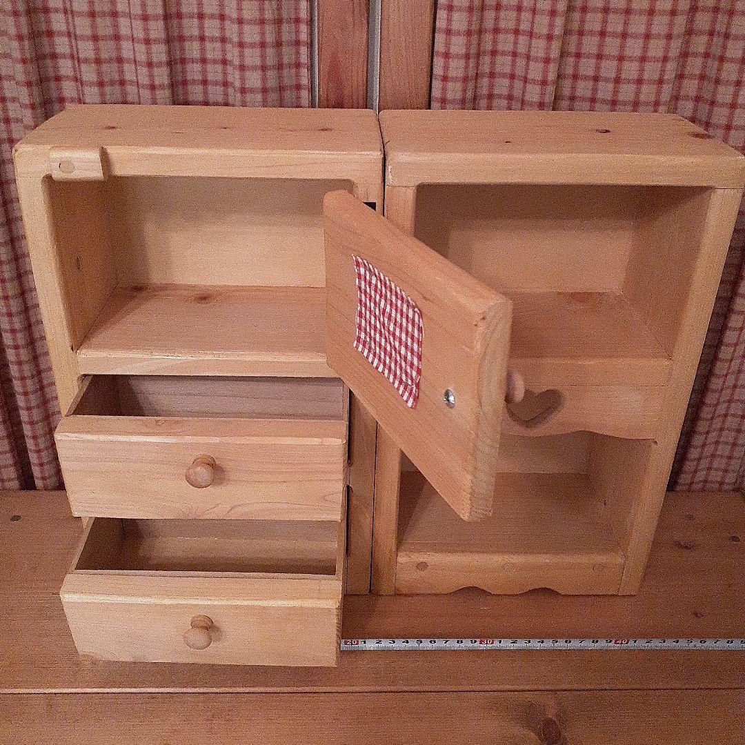 C73.カントリー家具(ライトオーク色)2点セット