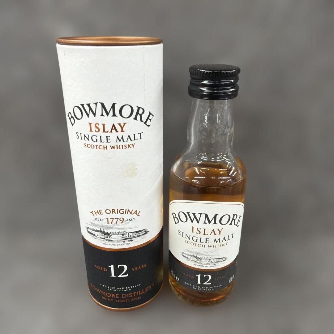 BOWMORE ボウモア12年 シングルモルトウィスキー ミニチュアボトル