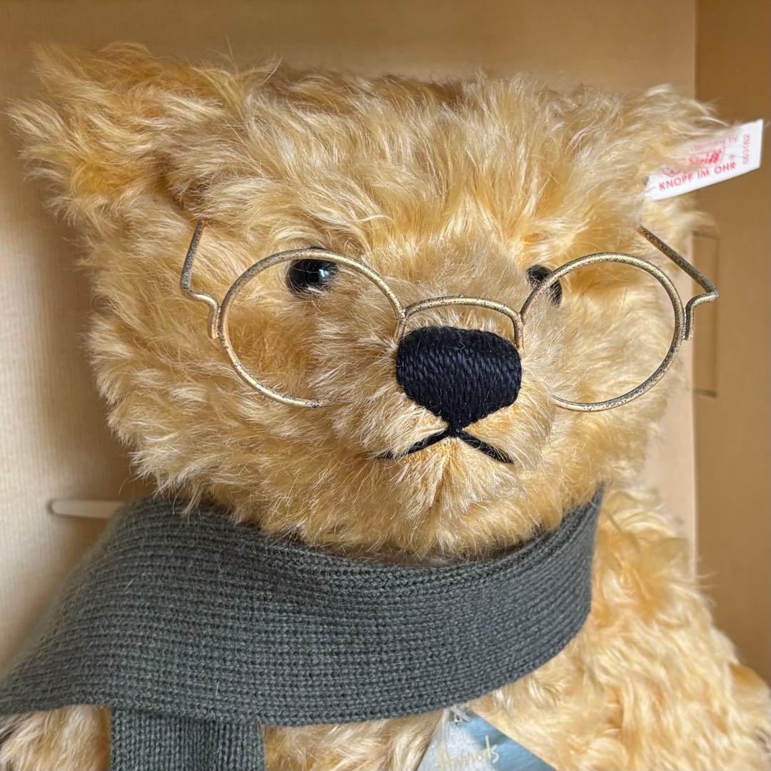 Steiffシュタイフ 英国ハロッズ限定カレッジベア1996 テディベア