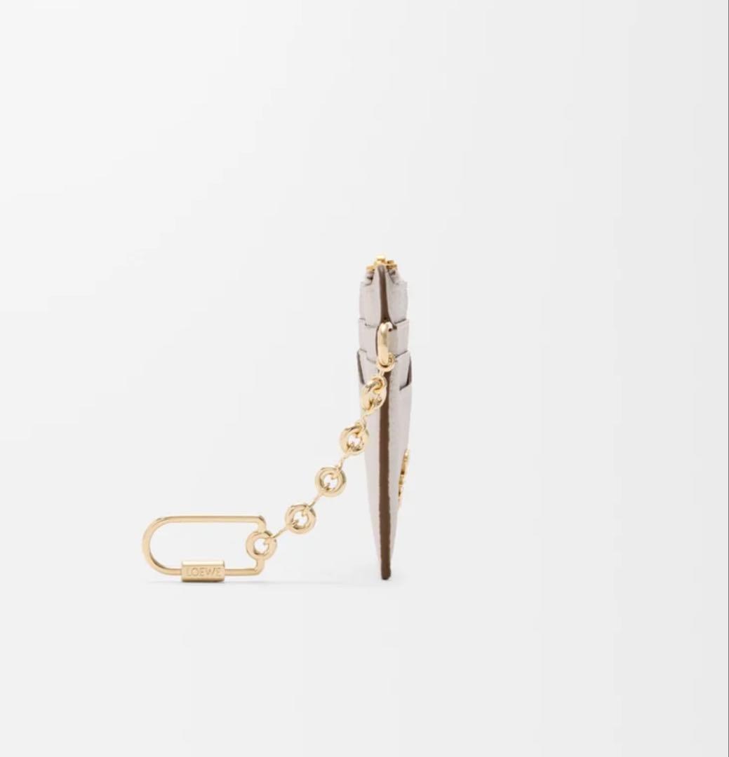 極美品＊アナグラム スクエア カードホルダー　ライトゴースト ケース