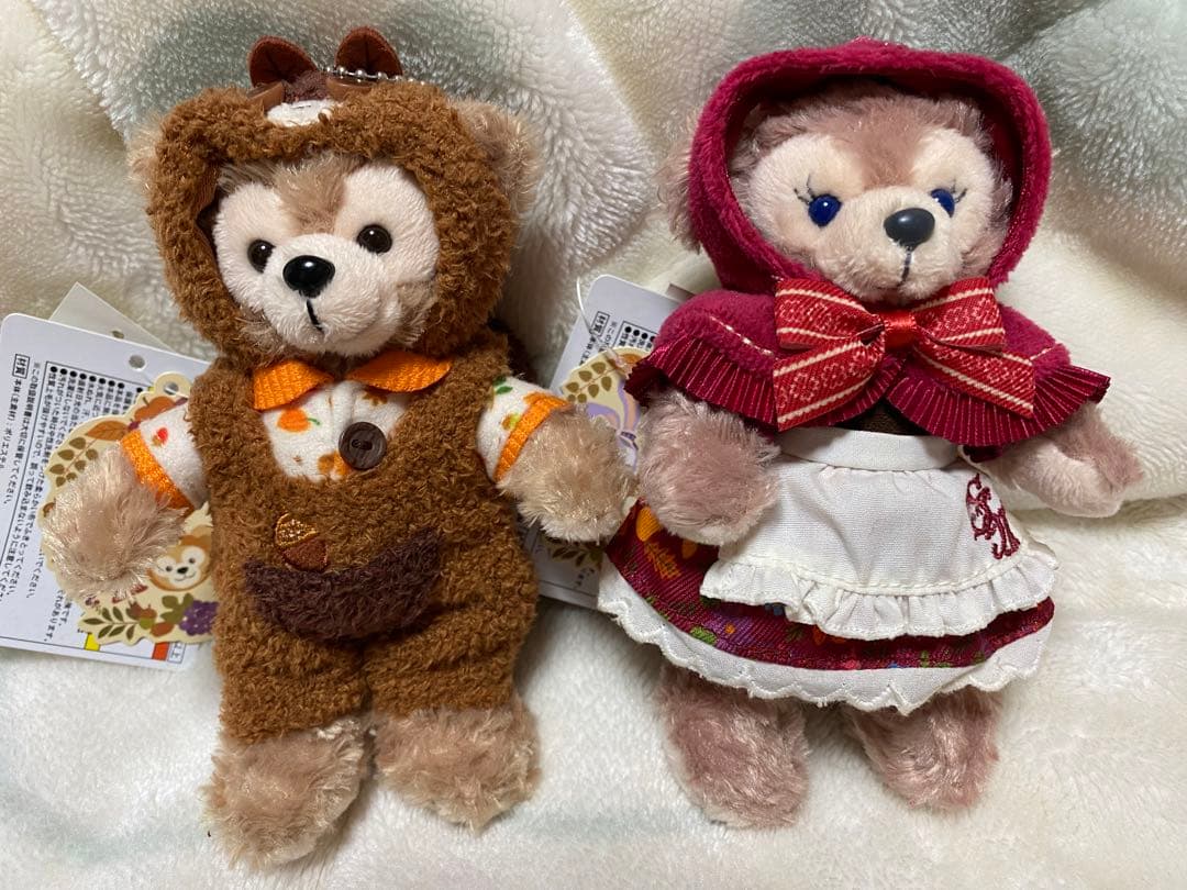 ディズニーダッフィーシェリーメイぬいぐるみバッジ9点セット