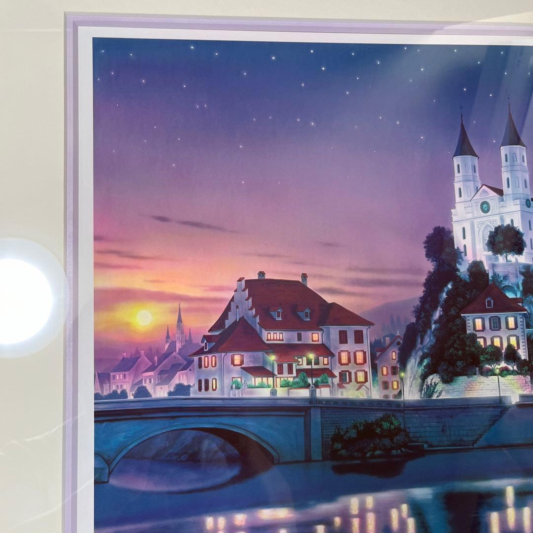 塚本 馨三 「ムーンライトシャトー」 絵画 ジクレー