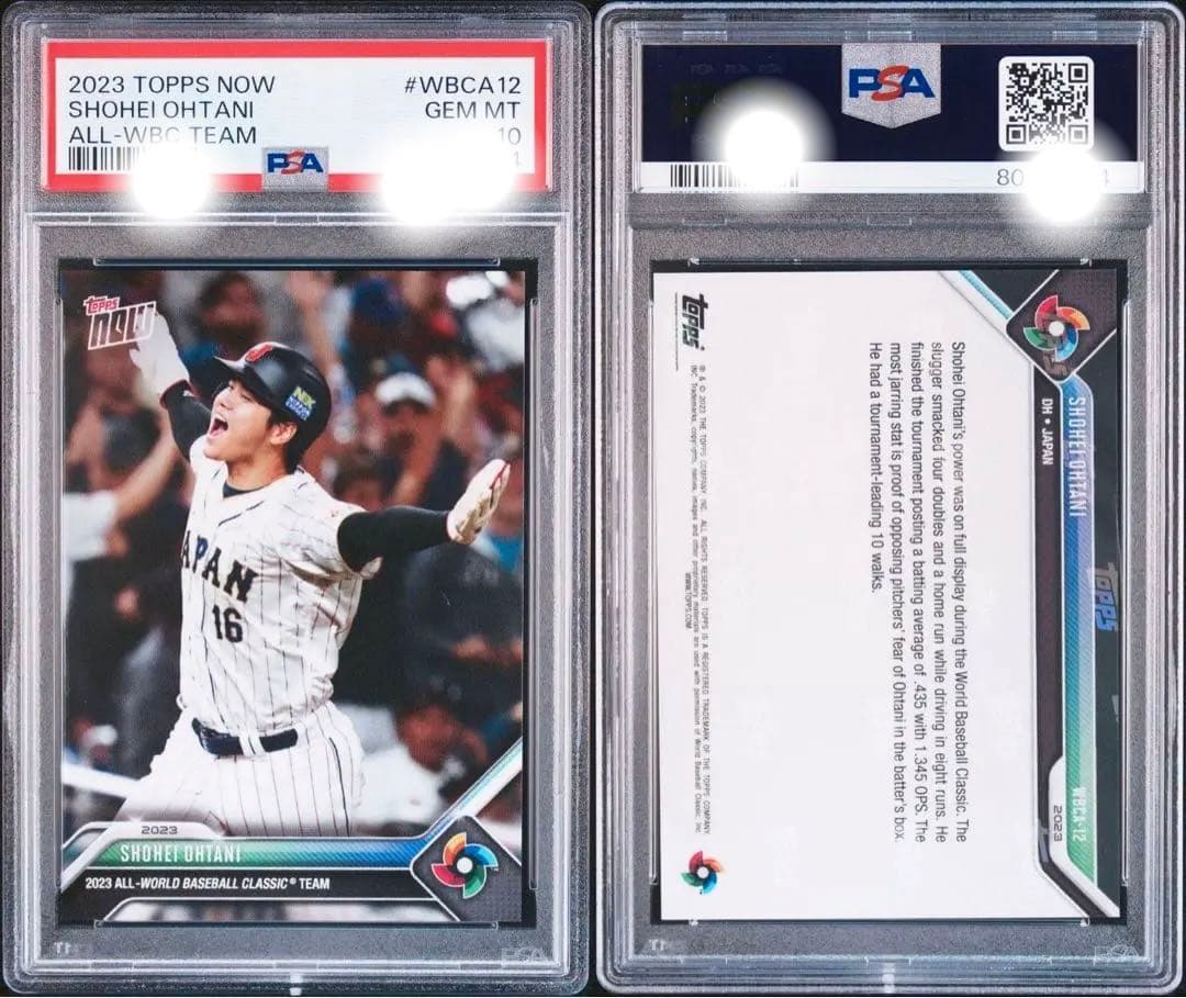 MVP満票受賞　大谷翔平2023TOPPS WBC WBCA12