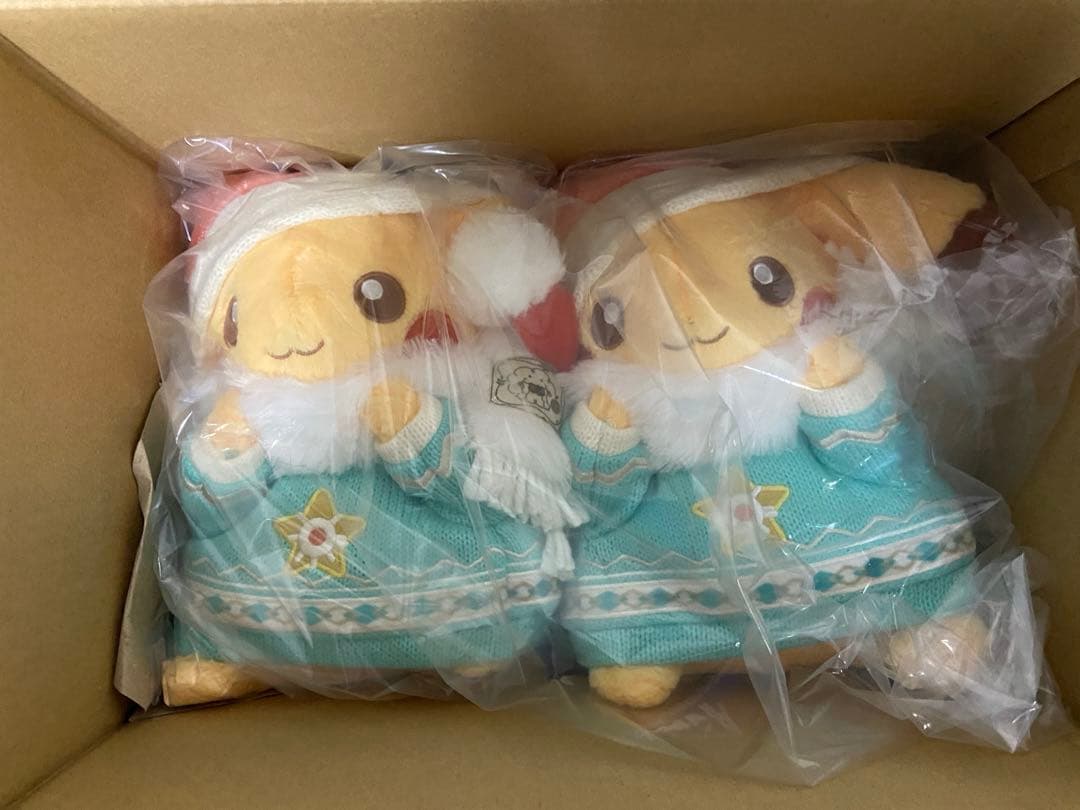 2個セット ポケモンセンター限定 2024 クリスマス ピカチュウ