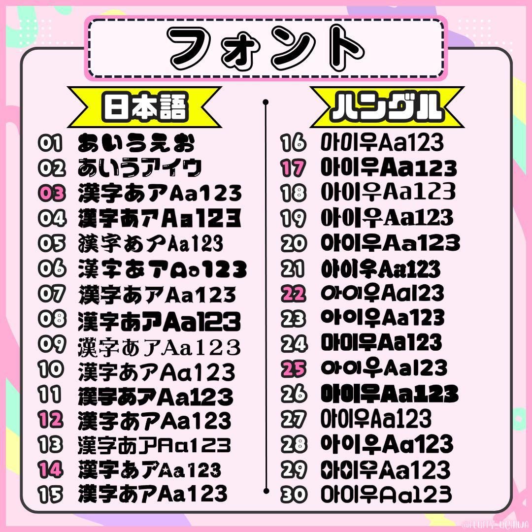 うちわ文字 オーダー 団扇文字 文字パネル 連結パネル ハングル ネーム