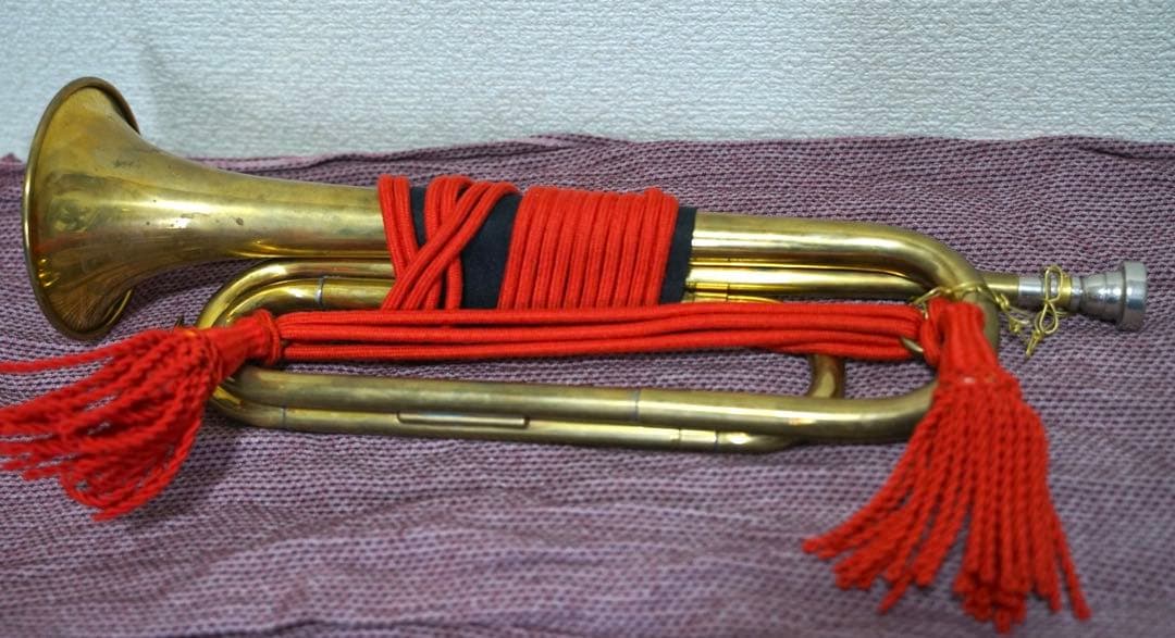 下倉楽器 信号ラッパ 2つ巻