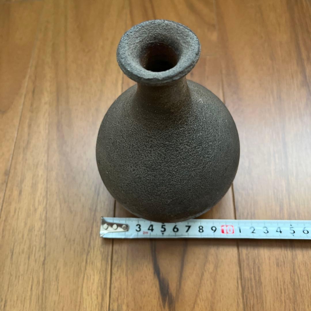 人間国宝 伊勢崎淳 備前焼き 花入れ 花瓶 箱あり 陶印あり お正月